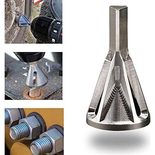 Newest Deburring External Chamfer Tool Stainless Steel Remove Burr Tools for Metal Drilling Tool Drill Bit Sharpener