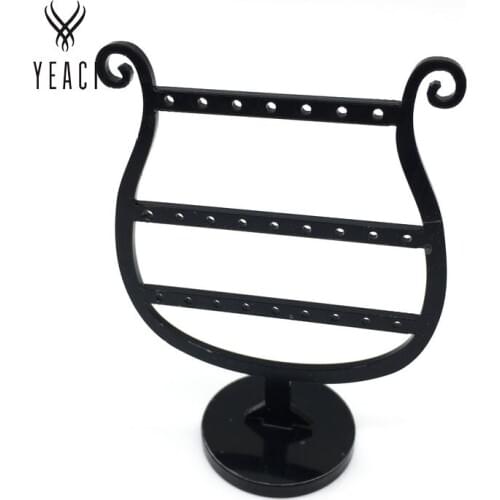 New Arrival Limited Jewelry Organizer Jewelry Display 20pcs Earrings Studs 25 Hole Display Showcase Stand Holder Chic