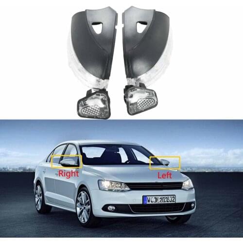 For VW Jetta 6 MK6 2011 2012 2013 2014 Car-Stying New Rear Mirror LED Turn Signal Indicator Light Lamp With Holes Light