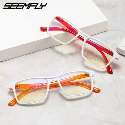 Seemfly Square Reading Glasses Men Women Full Frame Presbyopia Eyeglasses Magnification Eyewear Unisex +1.0 +2.0 +2.5 +3.0 +3.5