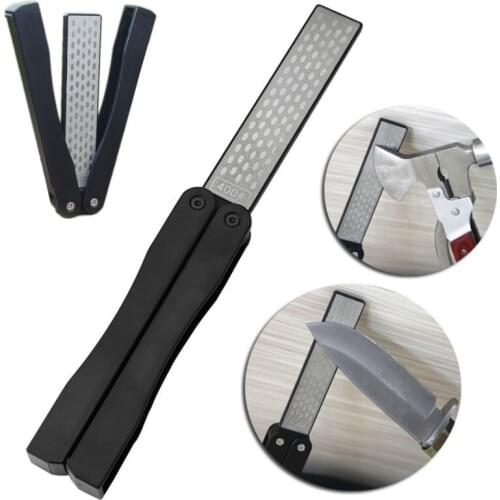 Folding Sharpener Portable Pocket Sharpening Stone Double Sided Fold Knife Grinder Outdoor Kitchen Practial Sharp Repair Tools