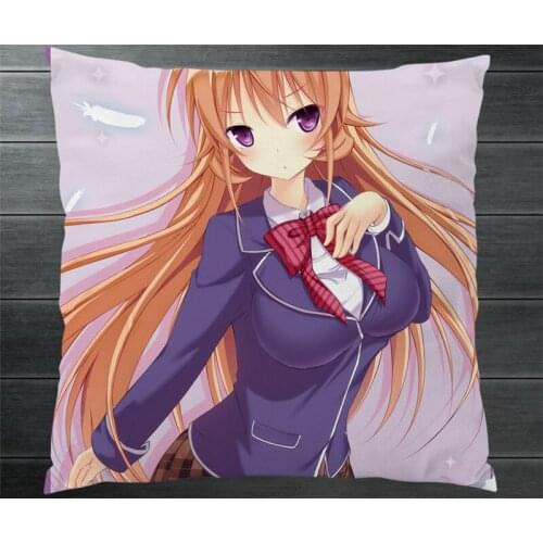 Food Wars!: Shokugeki no Soma Nakiri erina Two Side Cartoon Pillowcase Manga Anime Pillow Cushion Case Cover Cosplay Gift New P4