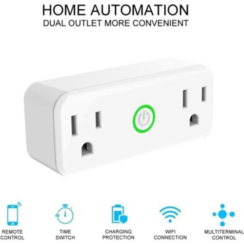 US plug Wifi smart socket APP mobile phone sub-control remote wifi smart socket remote control wireless smart plug