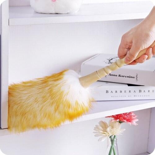 Vanzlife from the dust brush household feather duster dusting cleaning brush wool duster brush for dust broom