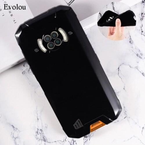 For Doogee S96 pro Silicone Phone Cases For Doogee S97 pro Soft Case Cover Ultra Thin Silicone Black TPU Shell Capa