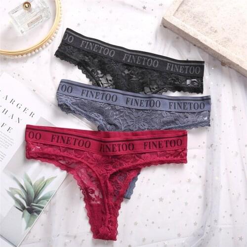 Sexy G String Lace Panties For Women Low-waist Translucent Thong Female Lingerie Seamless Underpants