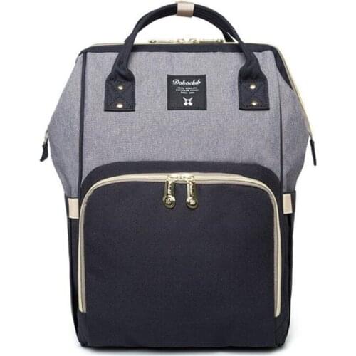 Dokoclub Baby Nappy Bag Large Capacity Diaper Bag Travel Backpack Mummy Nursing Bags Multifunctional Maternity Bag for Mom