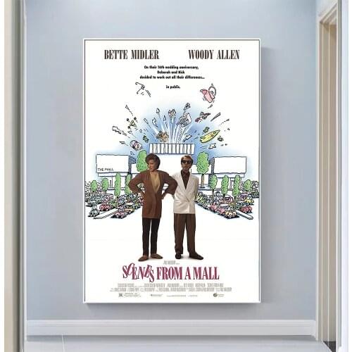 V0709 Scenes From a Mall Vintage Classic Movie Wall Silk Cloth HD Poster Art Home Decoration Gift