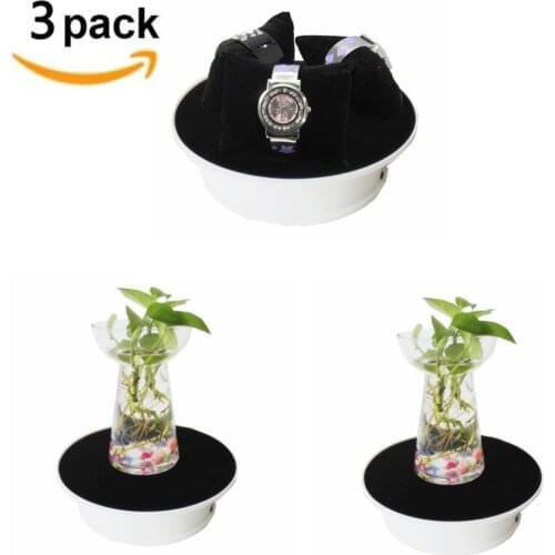 3pieces/lot 200mm Rotating Display Stand Base Battery operation load weight 1kg