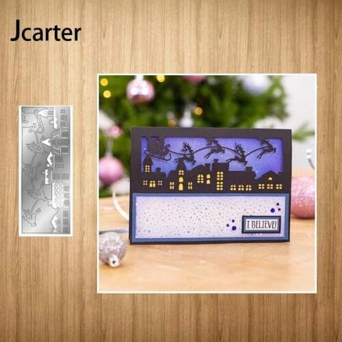 2021 House Castle Elk Metal Cutting Dies Shape for Scrapbooking Craft Die Cut Stencil Card Make Mould Sheet Decoration Design