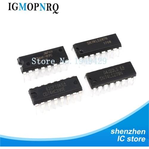 5PCS HD74LS283P DIP-16 74LS283 SN74LS283N DIP SN74LS247N SN74LS257AN SN74LS279N SN74LS367AN SN74LS390N SN74LS393N 74LS393 DIP-14