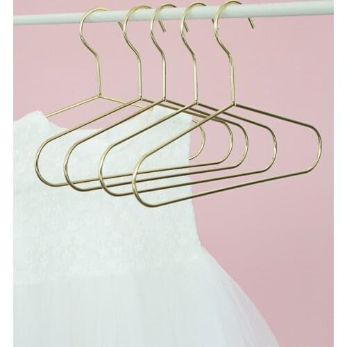 5pcs Nordic Gold Iron Mini Hangers Wall Hook Storage Rack Home Organizer Decoration Accessories For Baby Kid Clothes Dress Towel