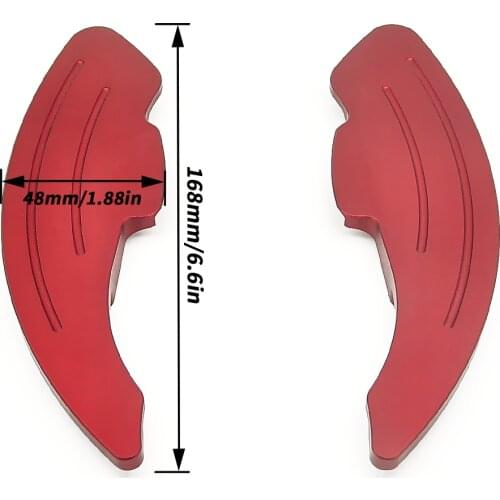 Auto Wayfeng WF for Ford Focus 4 MK4 2019 2020 2Pcs/Set ABS Chrome Car Steering Wheel Paddle Extension Shifters Shift Sticker