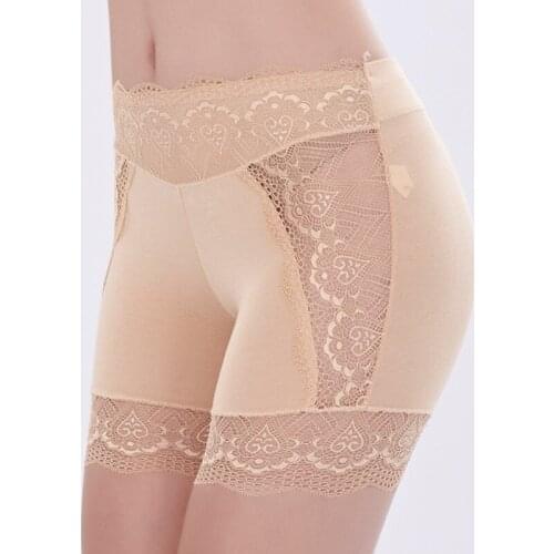 Free Shipping The exposed security trousers Three points lace breathable insurance pants Increase render underwear #7236R2