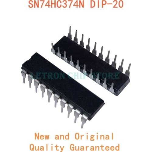10pcs SN74HC374N DIP20 HD74HC374P DIP DIP-20 74HC374N SN74HC374 74HC374 original and new IC Chipset