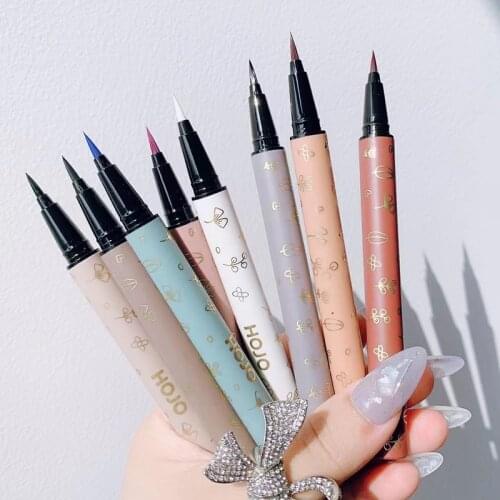 Colorful Rainbow Liquid Eyeliner Pen 8 Color Waterproof Long Lasting Smooth Pigmented Fast Dry Easy to Draw Eye Makeup Cosmetics