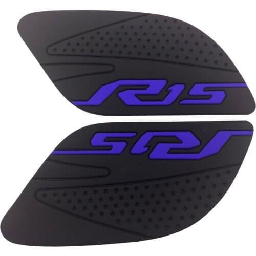 For YAMAHA YZF-R15 YZF R15 YZFR15 2017 2018 Motorcycle fuel tank side knee protector rubber applique
