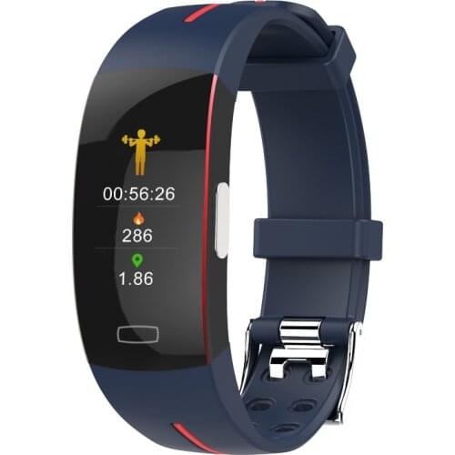 ECG+PPG Smart Wristband P3 Color Display Heart Rate Blood Pressure Monitor Smart Band Bracelet IP67 Waterproof Fitness Tracker