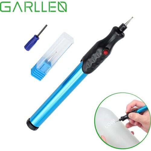 GARLLEN Micro Diamond Tip Engraver Tool High Speed Motor 23,000RPM Cordless Engraver DIY Tool Set For Metal Jewelry Wood Ceramic
