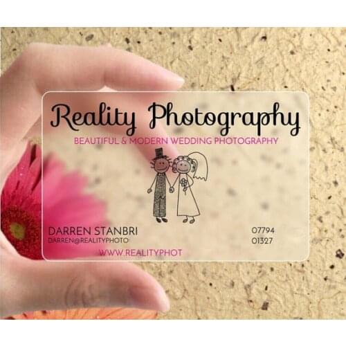 Custom 200pcs/one design printing card pvc personalized transparent card 85.5*54mm plastic business cards