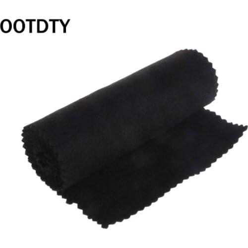OOTDTY 88 Keys Black Soft Piano Key Cover Keyboard Dust Proof Moisture Flannel Cloth