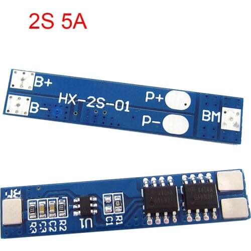 2S 5A Li-ion 7.4v 8.4V 18650 BMS PCM battery protection board bms pcm for li-ion lipo battery cell pack