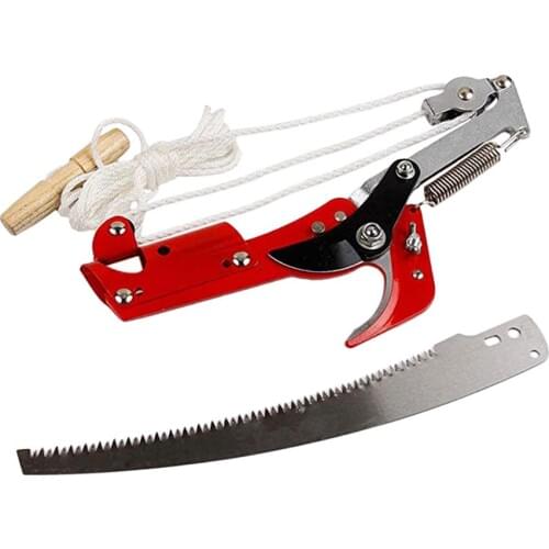 Extendable Scissors Pruning Tool Tall Tree Branch Lopper High-Altitude Shears Picking Fruit Garden Trimmer Saw Branches Cutter