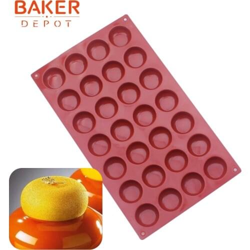 BAKER DEPOT Silicone chocolate cake baking Mold round bread pastry baking tool biscuit cake bakeware form cake cookie soap molds