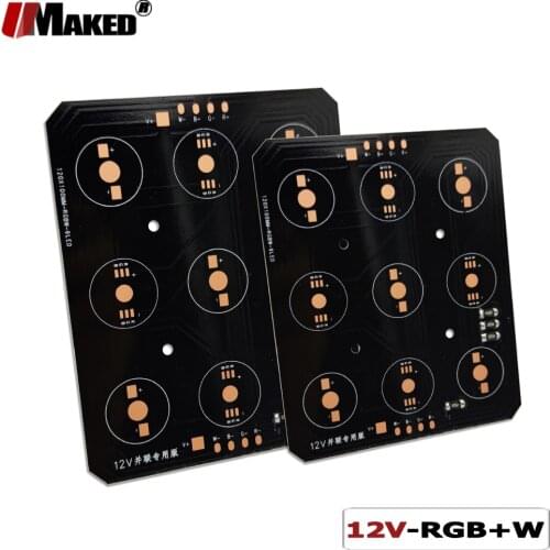 LED Aquarium Light PCB Heatsink Plate RGB+Full Specturm Use Smart APP Bluetooth Aquatic Plant Grow Lamp Repace DIY For Fish Tank