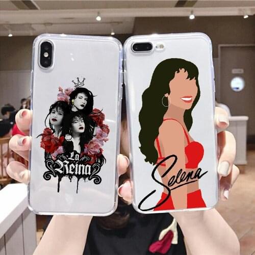 Selena quintanilla Phone Case For Xiaomi Mi Max Note 3 A2 A3 8 9 9T 10 Lite Pro Ultra transparent tpu bumper 3D shell pretty