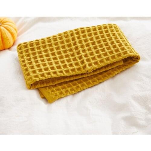 Honeycomb Mesh Waffle Bath Towels Travel Hotel Picnic Cover Blanket Long Staple Cotton Face Hand Towel for Adults Children