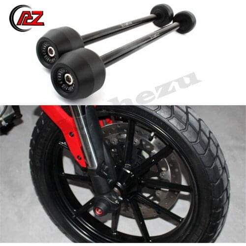 ACZ Motorcycle Falling Protection Front Rear Axle Fork Crash Sliders Wheel Protector For Ducati Scrambler 400 Scramble800