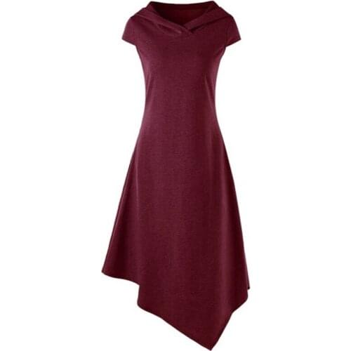 Woman Medieval Vintage Dress Hollow Back Archer Hunter Cosplay Costumes Gothic Renaissance Irregular Party Dress