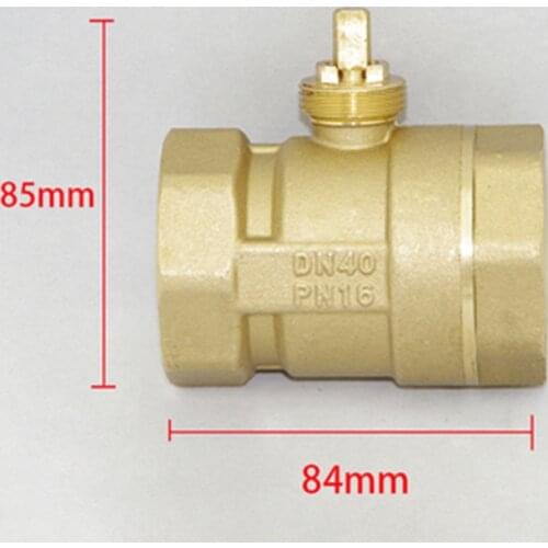 1-1/2" DN40 BSP Brass 2 Way Ball Valve Body Electrical Actuator Valve