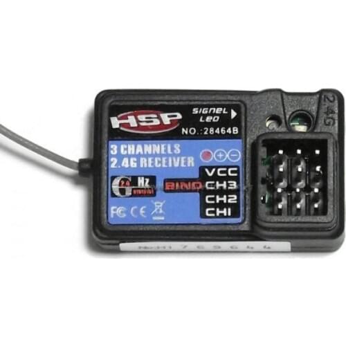 HSP 2.4GHz 3 channel receiver 28464B (HSP-2.4GHz) 3 channel receiver for HSP Wind Hobby toy sports