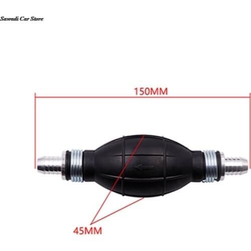 Auto Parts Manual Oil Pump Rubber Ball Pump Gasoline Fuel Pump Liquid Delivery 6/8/10/12mm Motorcycle Boat Universal Pump
