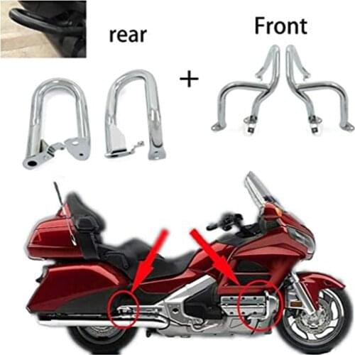 For Honda Goldwing 1800 GL1800 GL1800A 2001-2018 Motorcycle Highway Crash Bar Engine Guard Bumper Stunt Cage Falling Protection