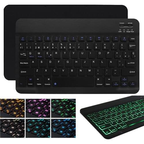 SOONHUA Wireless BT Keyboard Cover Protective Cover With USB Charging Cable For Samsung Galaxy Tab A 10.1 Free Shipping