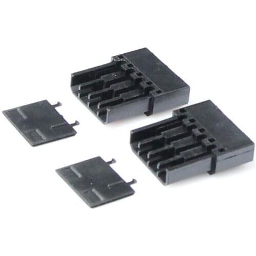 Large 4P Siamese Plug Large 4P Plastic Shell Large 4P Male and Female Siamese Full Opening Connector With Cap