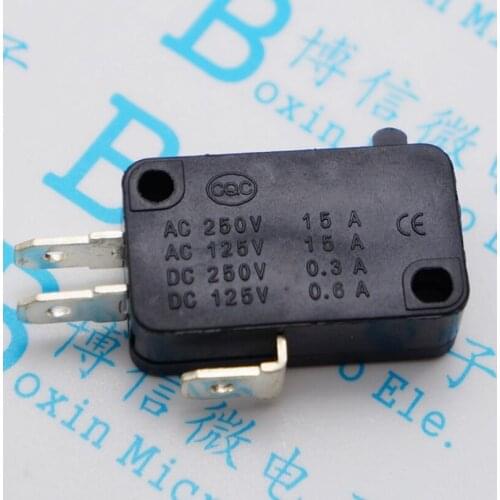 10pcs/lot Large micro switch V-15-1C25, silver point V-15-IC25 microwave oven, contact switch, copper point tact switch