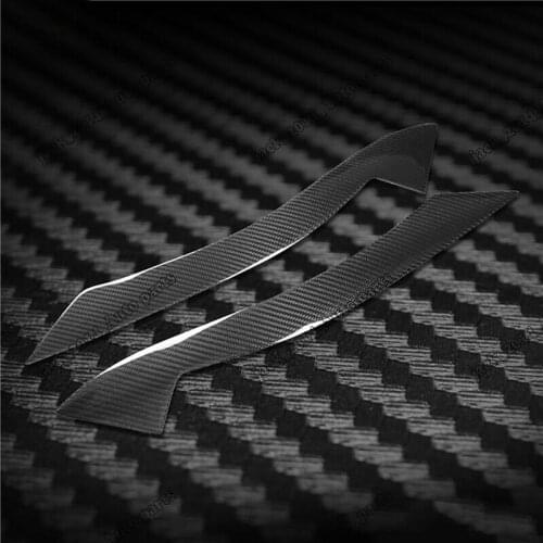 Real Carbon Fiber Headlight Eyebrows Eyelids Cover Fit for BMW Z4 E89 2009 2010 2011 2012