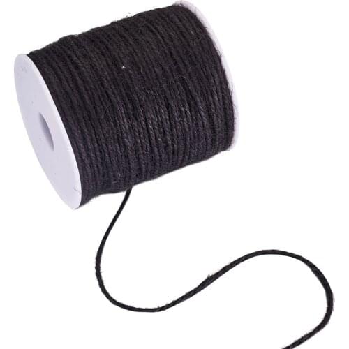 100m/roll 2mm Colored Hemp Cord Rope Photo Label Hang Wedding Home Handmade Crafting Packing Accessories Jewelry Making