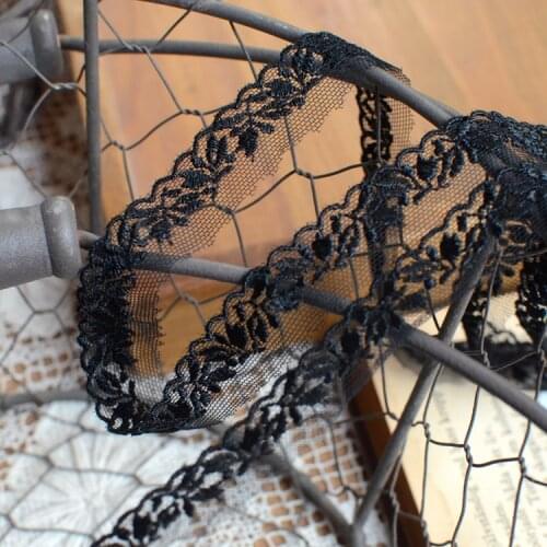 Hot sale Lace accessories embroidery small lace width 1.5CM D1502