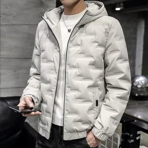 Winter coat men 2020 New Winter Men Parka Big Pockets Casual Jacket Hooded Solid mens clothing hooded Outwear Coat Size'M- 5XL
