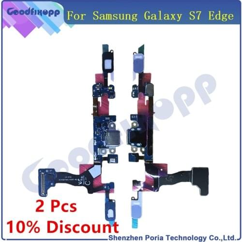 New For Samsung Galaxy S7 Edge G9350 G935F G935U Micro USB Charging Port & Sensor Dock Connector Flex Cable Replacement Parts