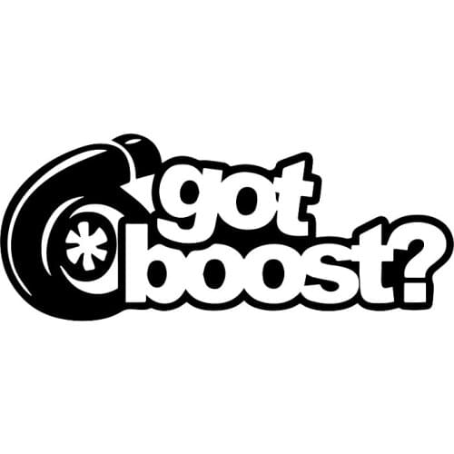 Got boost? turbo JDM slammed Funny drift lowered Car Window Sticker Decal