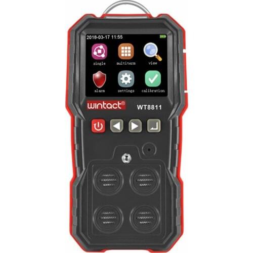 Portable Compound Gas Detector CO Monitor Carbon Monoxide Detector Hydrogen Sulfide HS Oxygen Combustible Gas Tester Sound Alarm