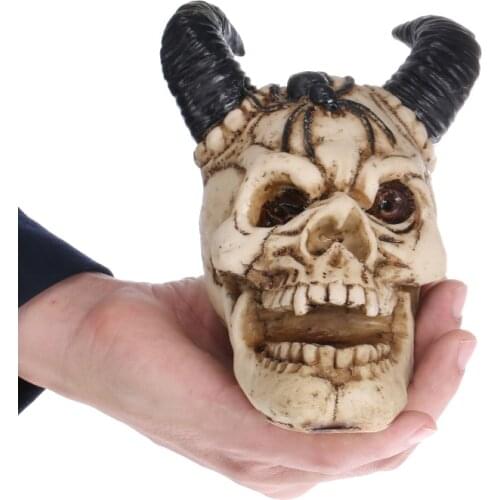 QT0002 Silicone Halloween Skull Silica Gel Mold 3d Shofar Skull Head Soap Cake Chocolate Musse Molds Kitchen Handmade Soap Mould