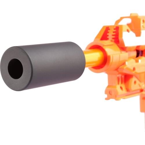 WORKER Glaze S Plastic Front Tube Decorator for Nerf(Insert Type) - Black