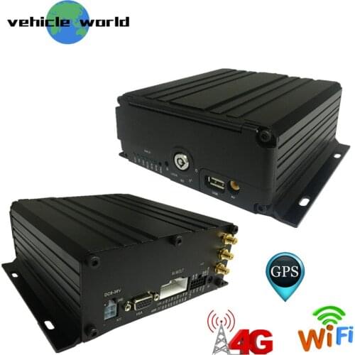 School Bus Vehicle Car Taxi Trailer Truck AHD 1080P SD Card HDD 4Ch Mobile DVR built in GPS WIFI 4G